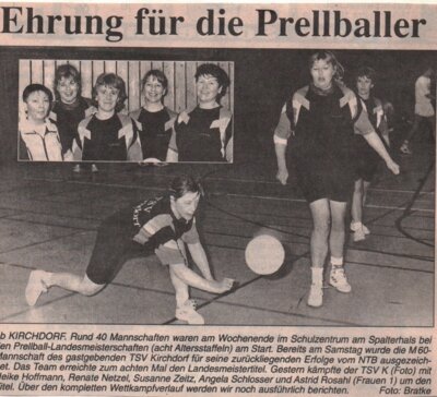 Foto des Albums: Prellballberichte 1995 - 1999 (01. 01. 1995)