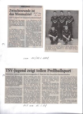 Foto des Albums: Prellball Berichte 2000 - 2004 (01. 01. 2000)