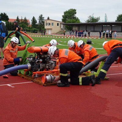 Foto des Albums: Feuerwehr Seddin beim 2. Hansepokal Stendal am 01.07.2023