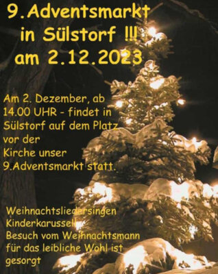 Foto des Albums: 9.Adventsmarkt in Sülstorf am Sa. 2.12.2023 (02.12.2023)