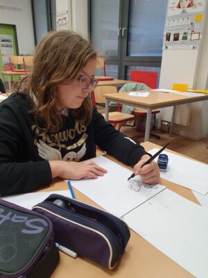 AG Kalligraphie: Im Einsatz 