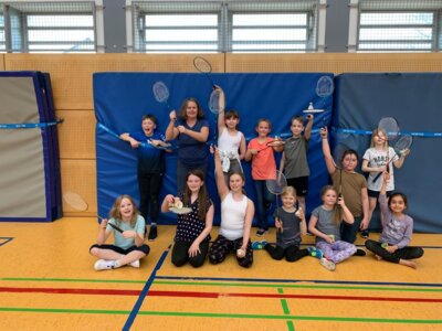 Foto des Albums: Federball im Ganztag