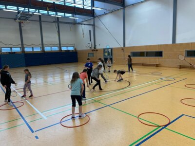 Foto des Albums: Federball im Ganztag