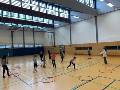 Foto des Albums: Federball im Ganztag