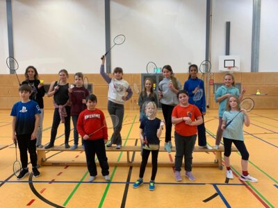 Foto des Albums: Federball im Ganztag