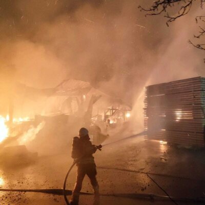 Foto des Albums: Brand 3 - Sägewerk brennt (22.02.2024)
