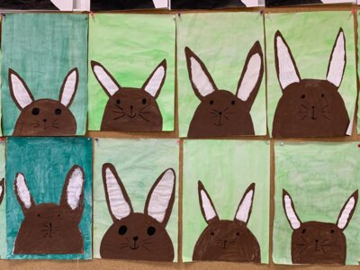 Foto des Albums: Wir basteln für Ostern Klasse 4a