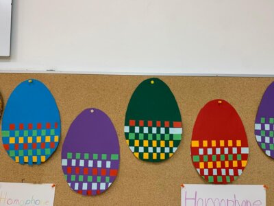 Foto des Albums: Wir basteln für Ostern Klasse 4a