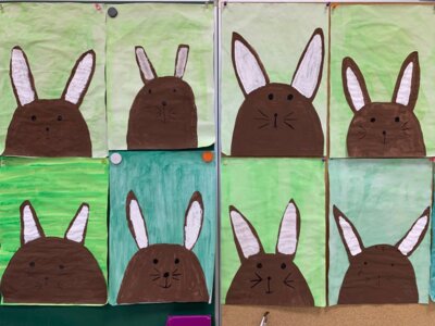 Foto des Albums: Wir basteln für Ostern Klasse 4a