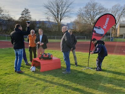 Foto des Albums: TSV Kirchdorf bekommt einen neuen Rasenroboter - DSEE unterstützt Projekte in der südlichen Region Hannovers! (29. 02. 2024)