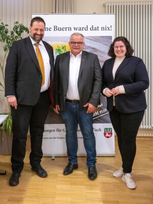 Holger Hennies, Thorsten Riggert und Lena D&uuml;pont 
