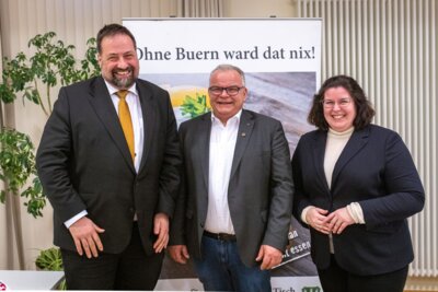 Holger Hennies, Thorsten Riggert und Lena D&uuml;pont 