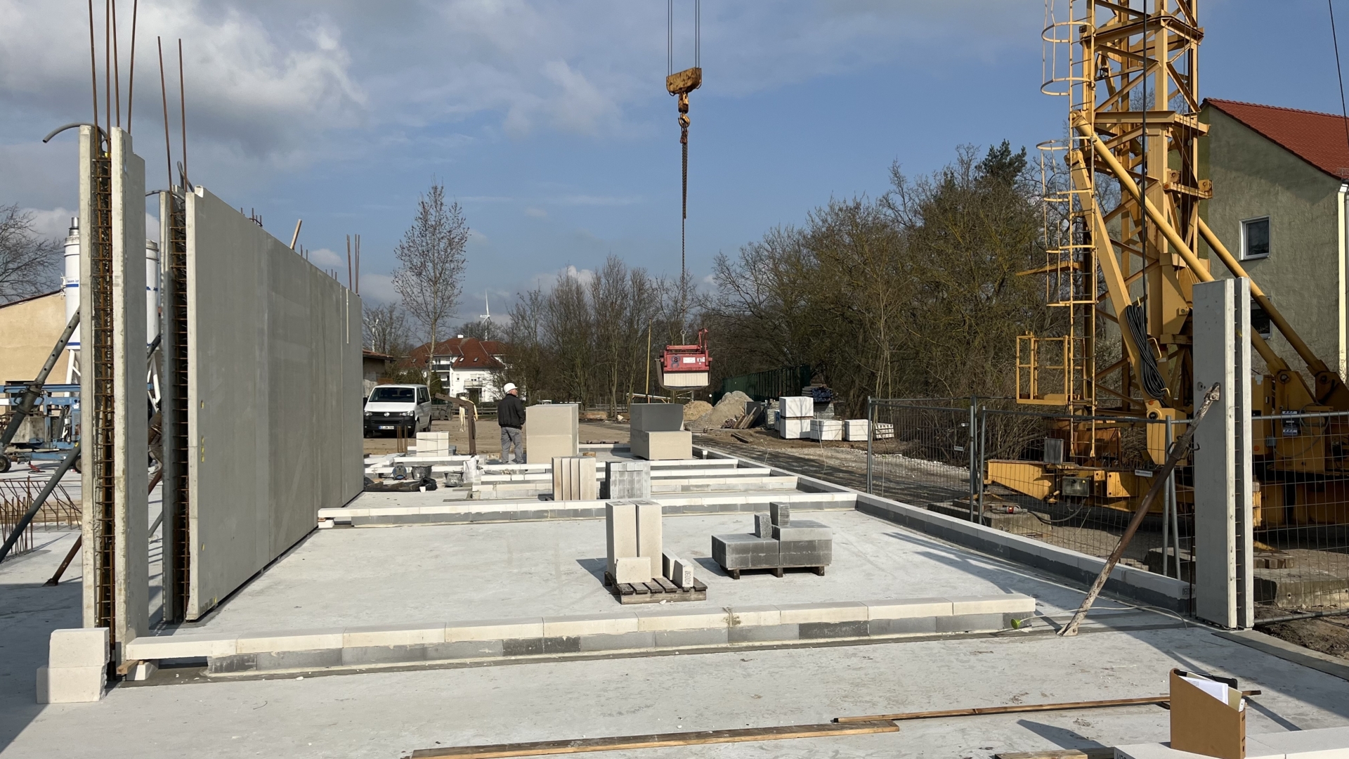 Bild: Bei der Arbeit