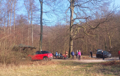 Zur&uuml;ck am Parkplatz  (Bild vergr&ouml;&szlig;ern)