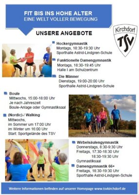 Foto des Albums: Fitness und Sportprogramm für Jung und Alt und schaut mal rein ... (18. 03. 2024)