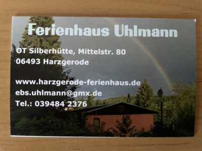 Fotoalbum Ferienhaus Uhlmann Silberhütte