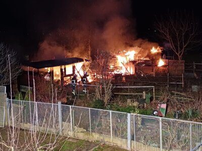 Foto des Albums: Gartenhüttenbrand 