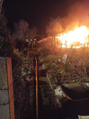 Foto des Albums: Gartenhüttenbrand 