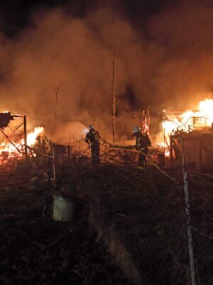 Foto des Albums: Gartenhüttenbrand 