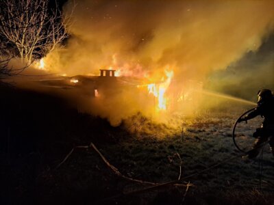 Foto des Albums: Gartenhüttenbrand 