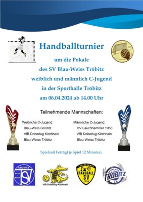 Foto des Albums: Handballturnier C-Jugend am 06.04.24 in Tröbitz
