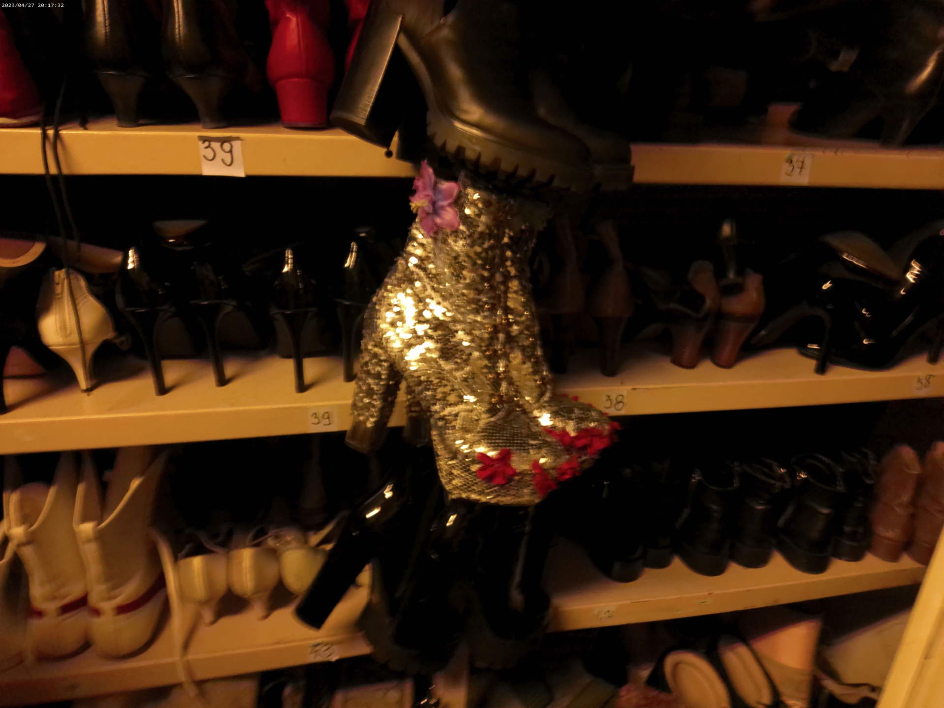 Bild: Diese Glitzerschuhe fanden alle Klasse!