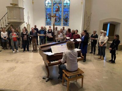 Foto des Albums: Chorprobe zu 