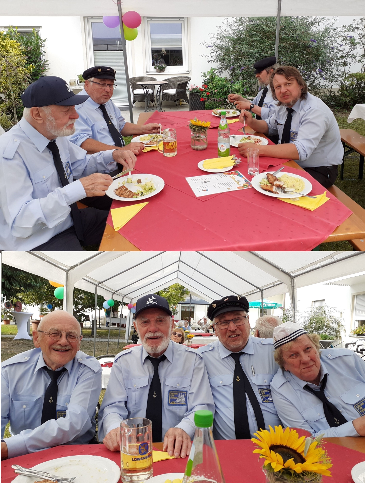 Bild: Geschafft für heute! Danke für den schönen Auftritt!