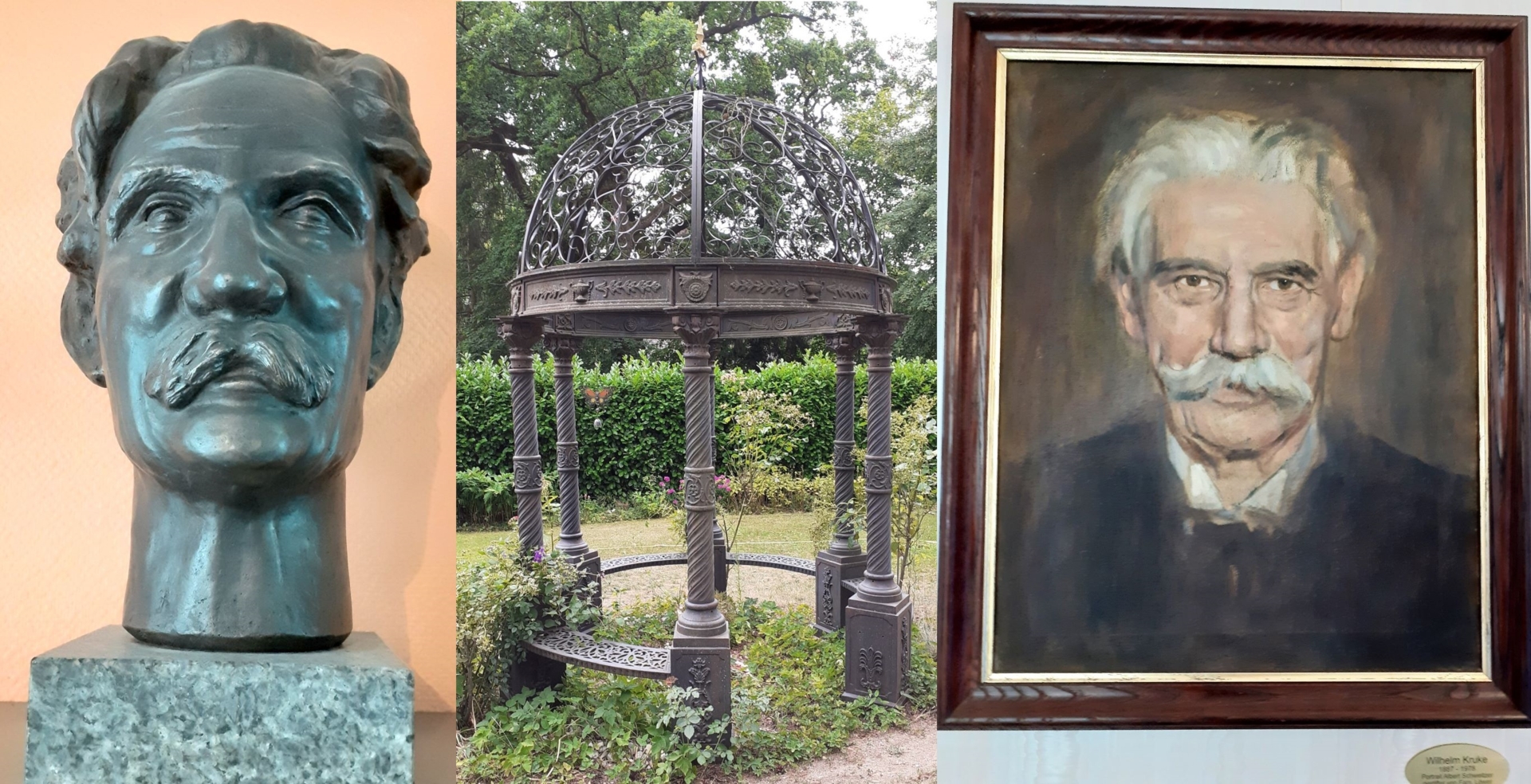 Bild: Albert Schweitzer persönlich hat bei der Konzipierung der Einrichtung mitgewirkt