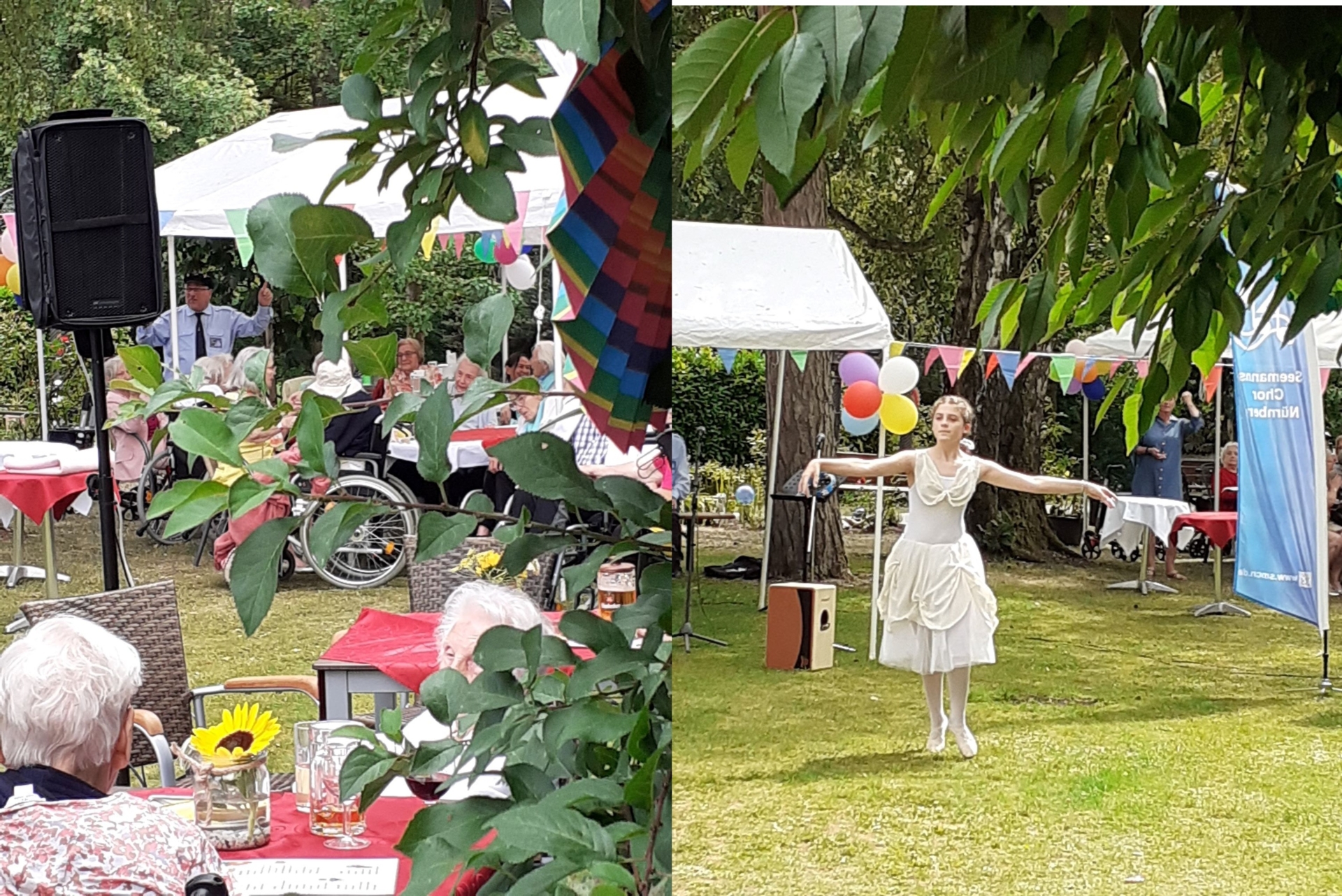 Bild: In der Pause begeisterte eine Ballett-Tänzerin!