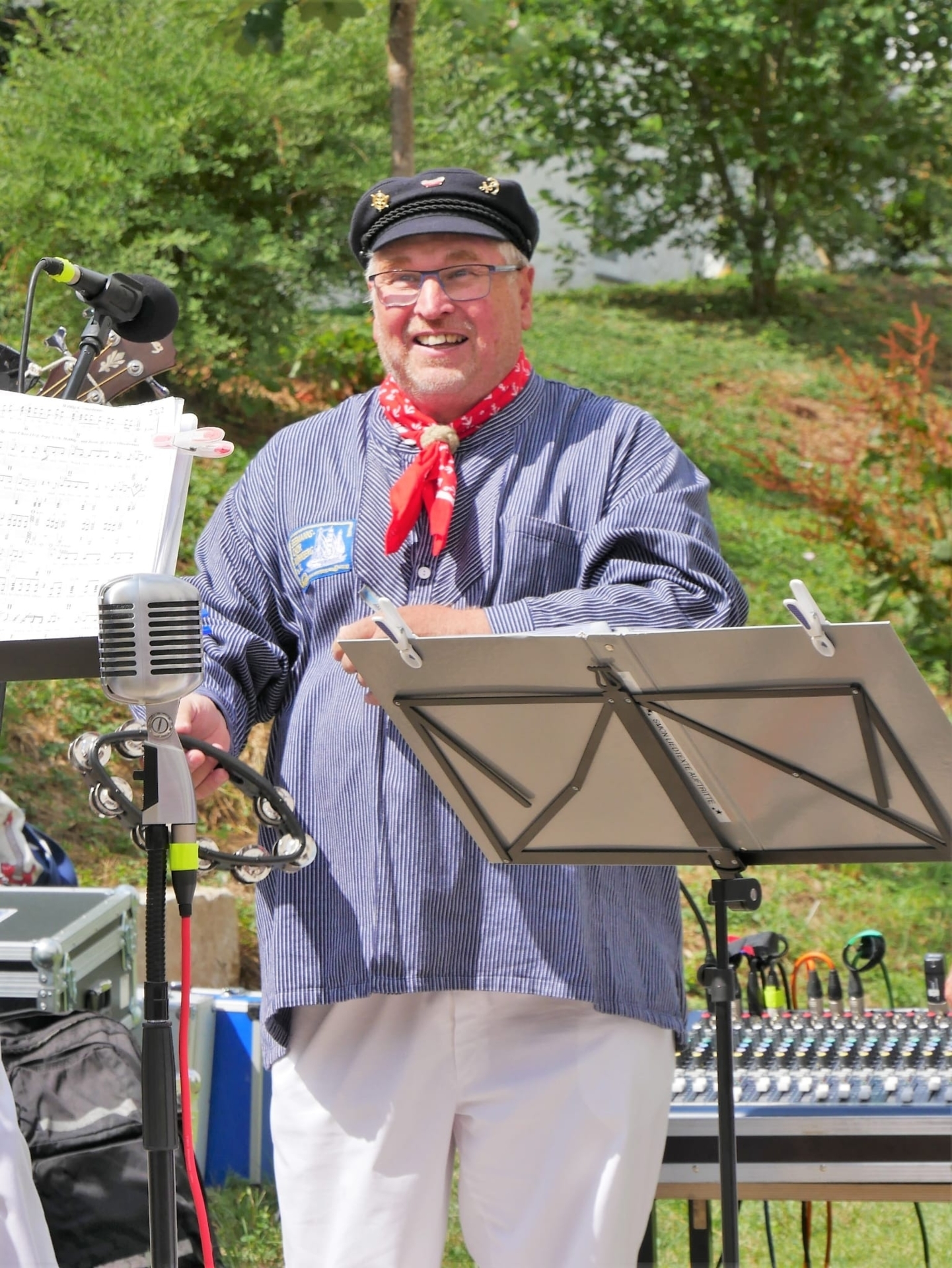 Bild: Tonanlage ist aufgebaut, ihr könnt euch aufstellen!