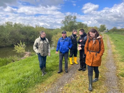Gew&auml;sserschau Bereich Wallhausen - Abzweig Kleine Helme 