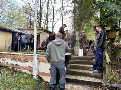 Foto des Albums: Der Schießstand Baumgarten wird aus  dem Winterschlaf geholt (23. 04. 2024)