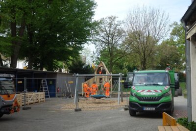 Die Stadtg&auml;rtnerei ist flei&szlig;ig am Arbeiten.  (Bild vergr&ouml;&szlig;ern)