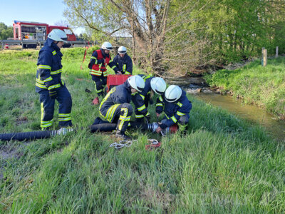 Foto des Albums: Stadtausbildungstag mit zwei Einsatz-Szenarien gemeistert