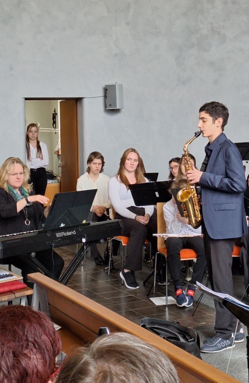 Bild: Solist am Saxophon