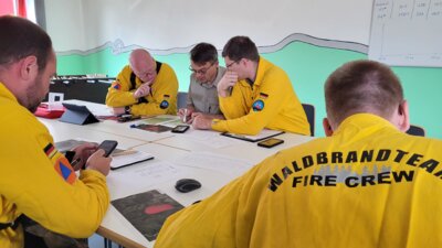 Foto des Albums: Stabsübung mit Waldbrandteam