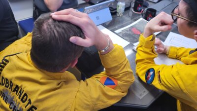 Foto des Albums: Stabsübung mit Waldbrandteam