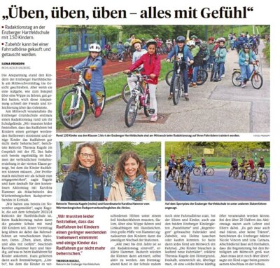 Artikel aus der Pforzheimer Zeitung 