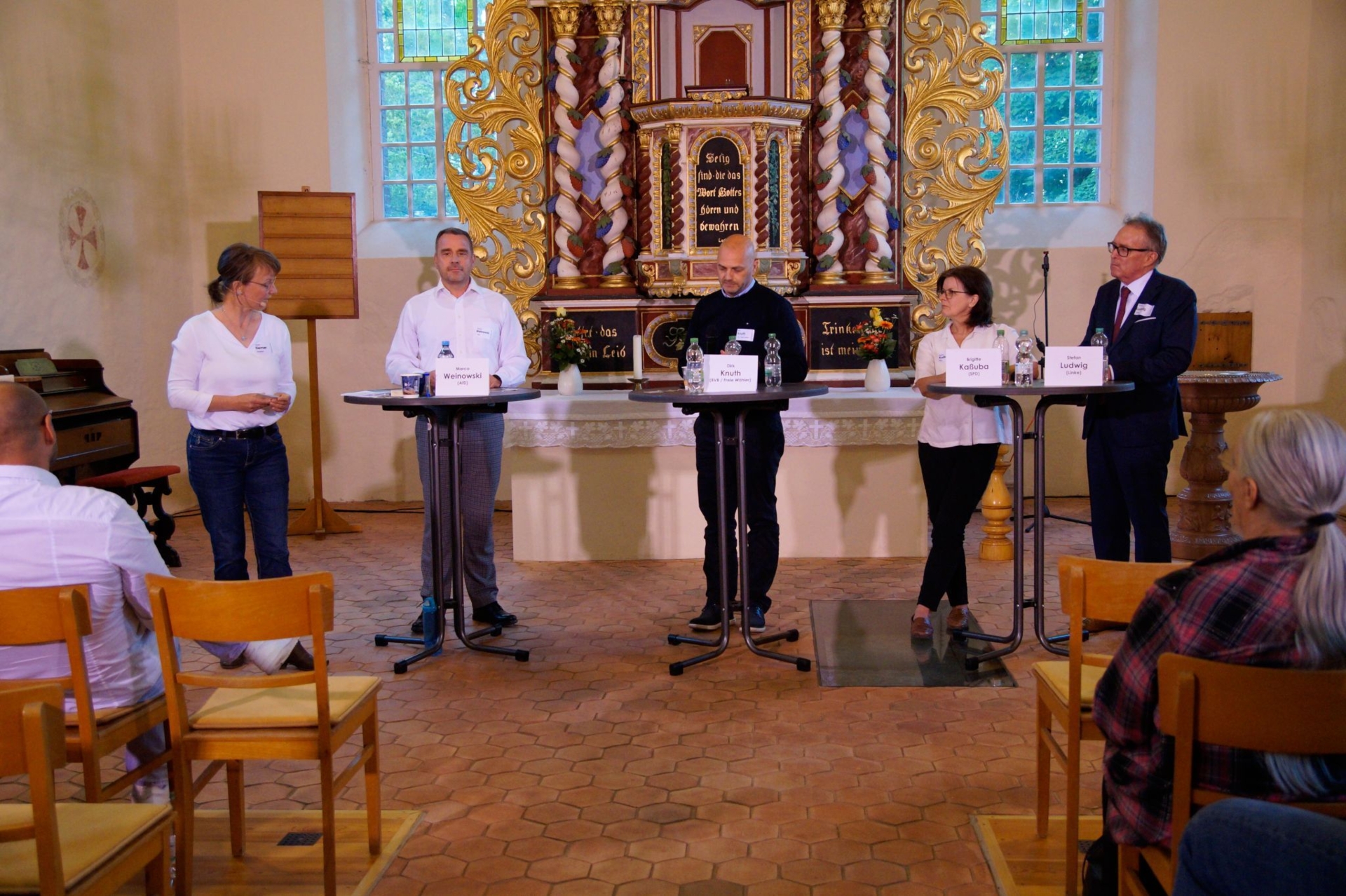 Bild: Runde 2: Ziemer, Weinowski, Knuth, Kaßuba, Ludwig