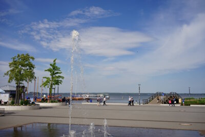Fischbr&ouml;tchen mit Aussicht  (Bild vergr&ouml;&szlig;ern)