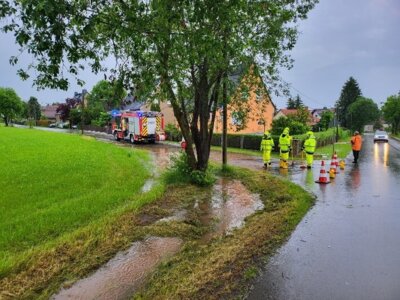 Vorschaubild: Überschwemmung Waldweg, Abzweig Hüttenstraße