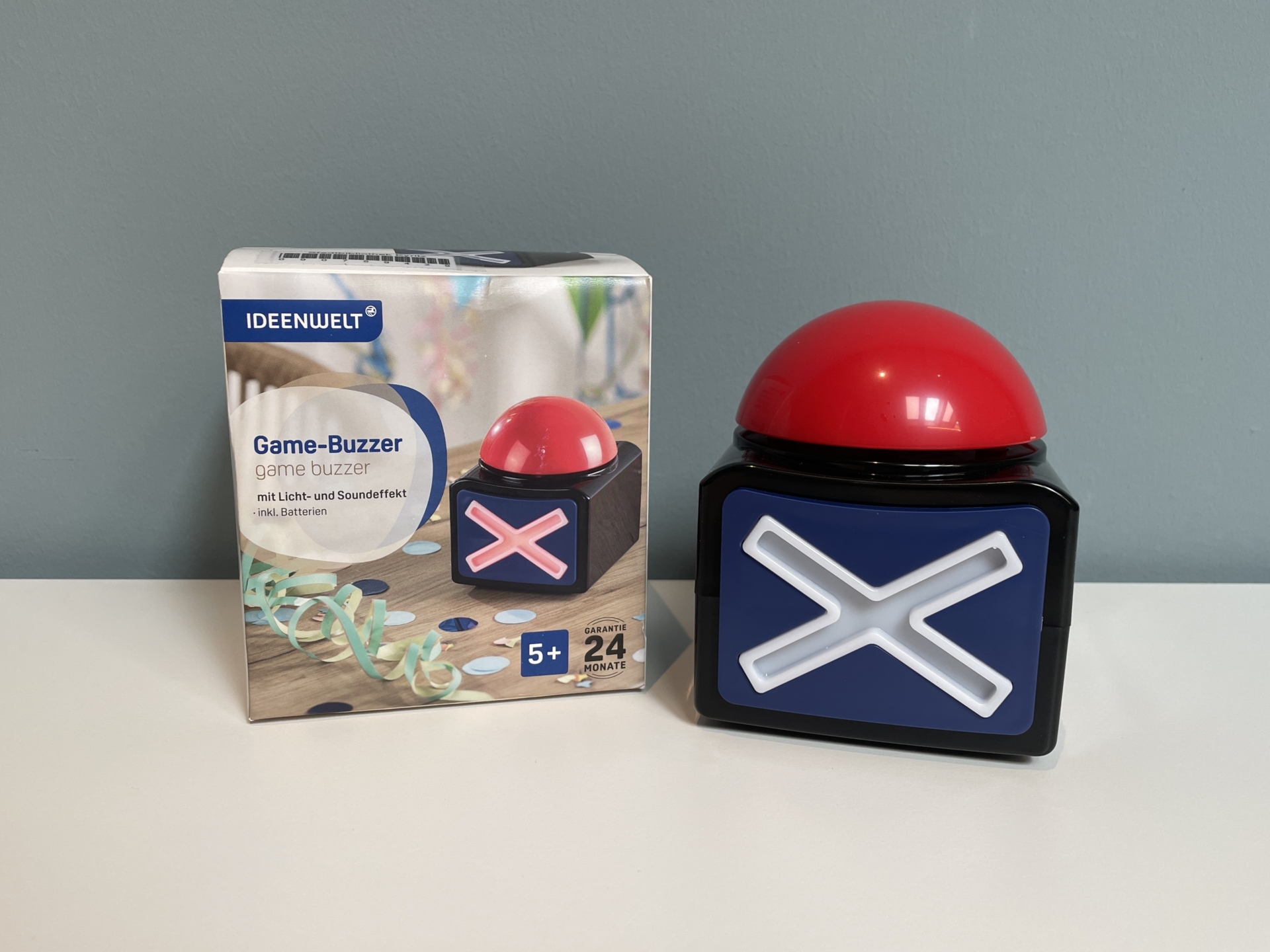 Bild: Game Buzzer (mit Licht- und Soundeffekt)
