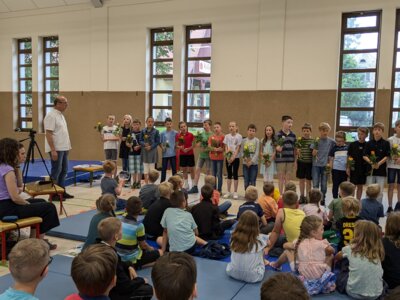 Abschlussfeier letzter Schultag 