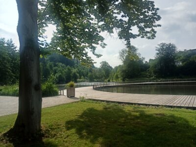Am Osterbergsee in Bad Gandersheim  (Bild vergr&ouml;&szlig;ern)