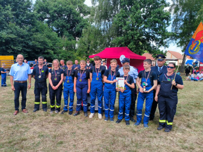 Foto des Albums: Beim Stadtjugendfeuerwehrtag traten rund 100 junge Brandschützer an