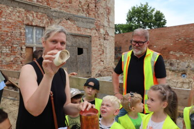 Foto des Albums: Grundsteinlegung Neubau im Kultur|Kloster|Kyritz (10.07.2024)