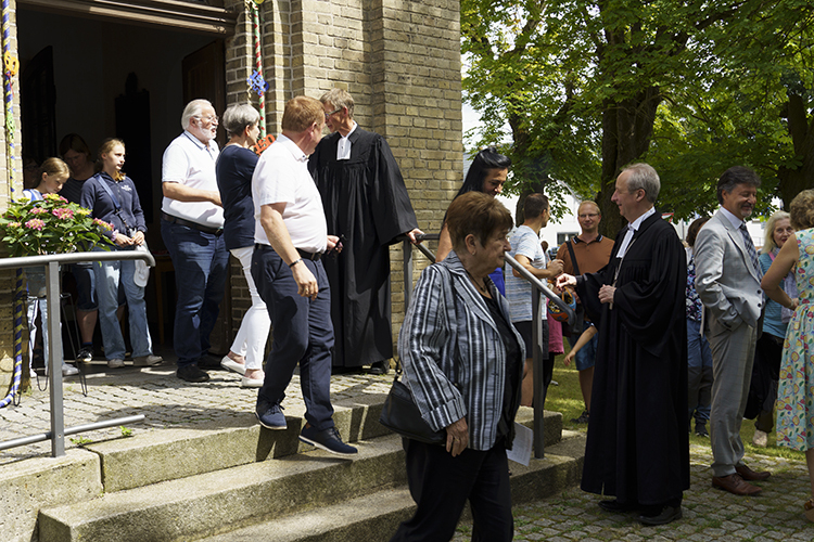 Bild: Kirchenfest 2024 Begrüßung der Gäste