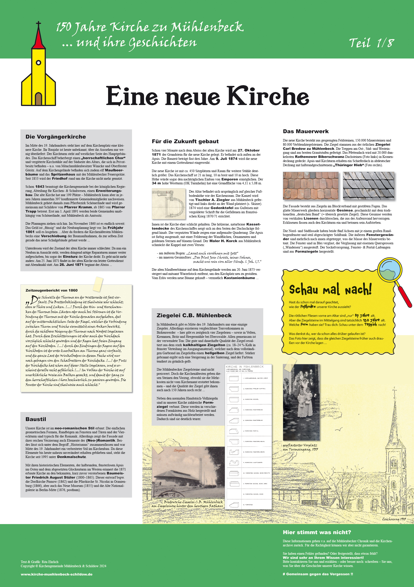 Bild: Plakat 01 Eine neue Kirche