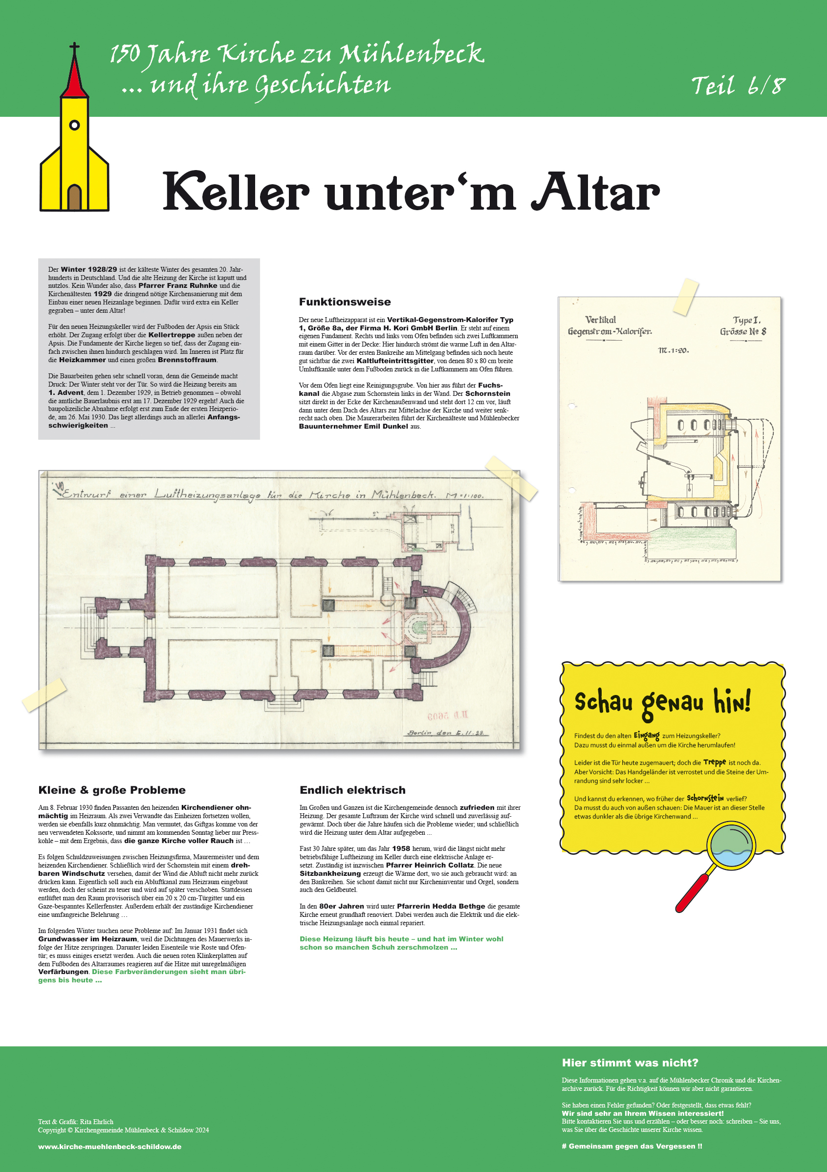 Bild: Plakat 06 Keller unterm Altar